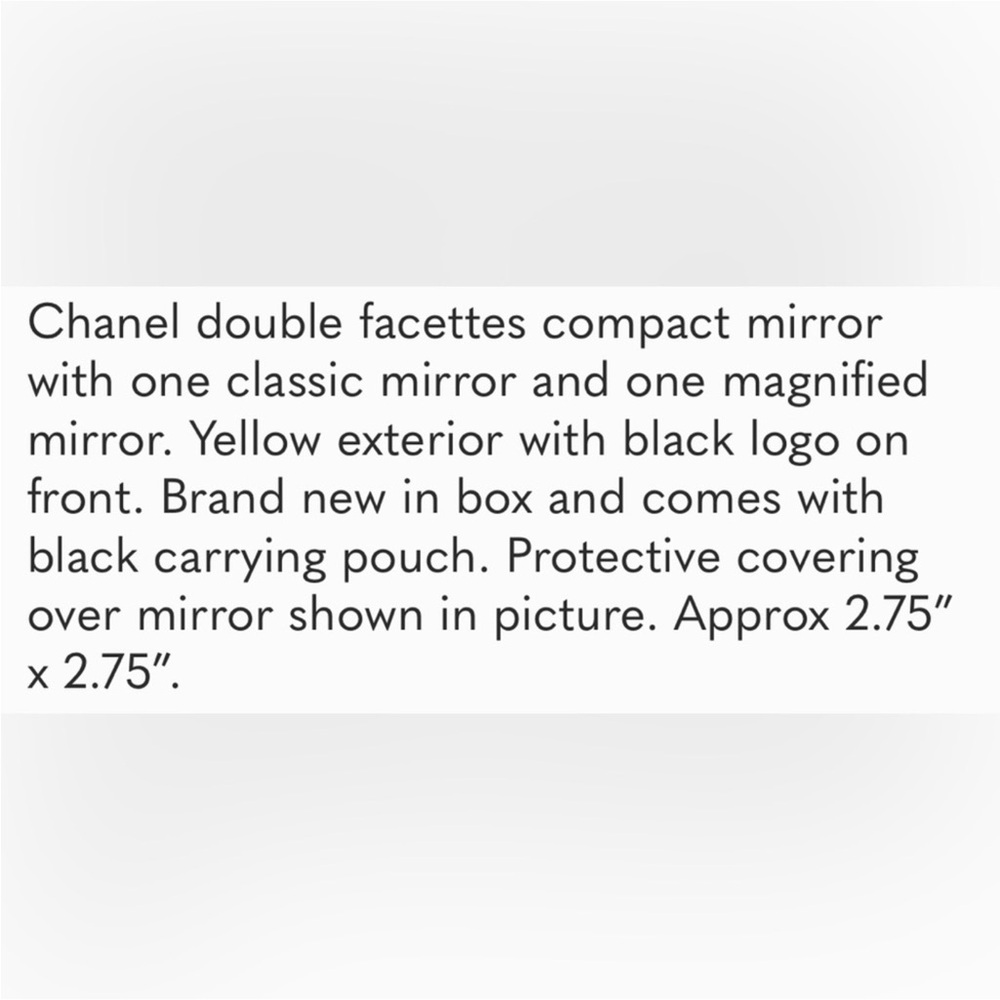 CHANEL Lavender Compact Mirror - Picture 6 of 6